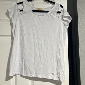 Michael Kors off the shoulder shirt - size L